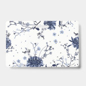 Blauwe bloemen badge (Achterkant)