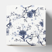 Blauwe bloemen bedankdoosjes (Bovenkant)
