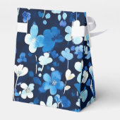 Blauwe Bloemen Bedankdoosjes (Achterkant)