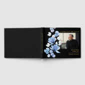 Blauwe bloemen begrafenis viering van het leven Fo Gastenboek (Volledig)