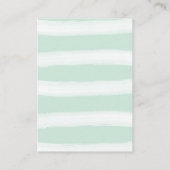 Blauwe Bloemen Boeken voor baby Aanvraagkaart Informatiekaartje (Achterkant)