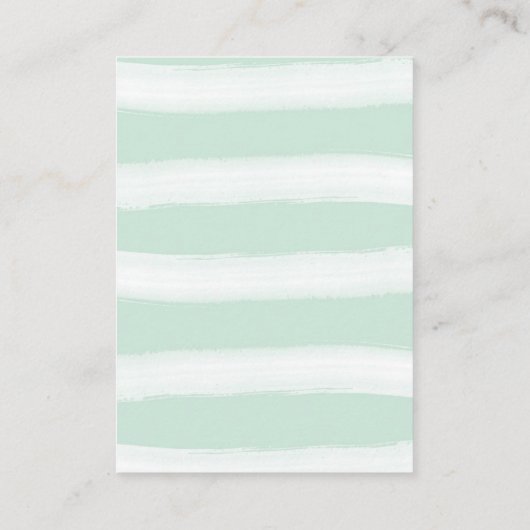 Blauwe Bloemen Boeken voor baby Aanvraagkaart Informatiekaartje (Achterkant)