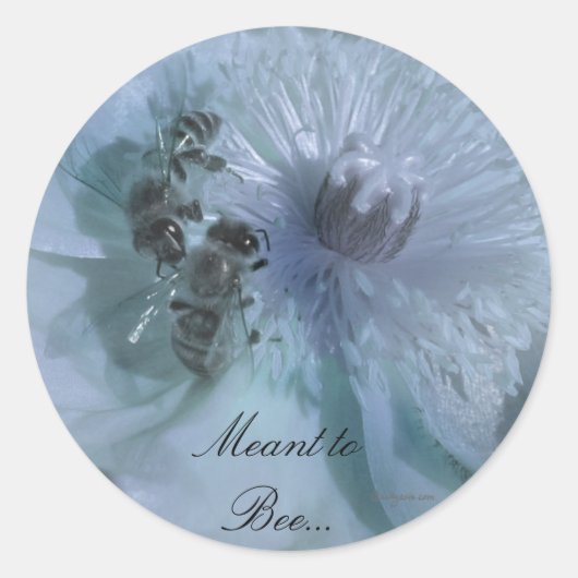 Blauwe bloemen bruiloft uitnodiging zegels (Voorkant)