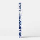 Blauwe bloemen Case-Mate iPhone case (Achterkant / Rechts)