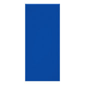 Blauwe bloemen Chinoiserie pioenroos bruiloft menu (Achterkant)