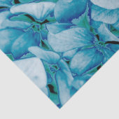 Blauwe Bloemen Decoupage Tissue Paper Tissuepapier (Detail)