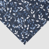 Blauwe Bloemen Decoupage Tissuepapier (Detail)