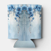 Blauwe Bloemen en Parels Kan Koeler (Achterkant)