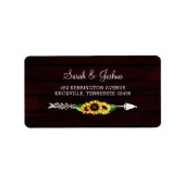 Blauwe bloemen, gebrand door Bourgogne Etiket (Voorkant)