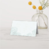  blauwe bloemen groene bladeren botanische plek c plaatskaartje (Achterkant)