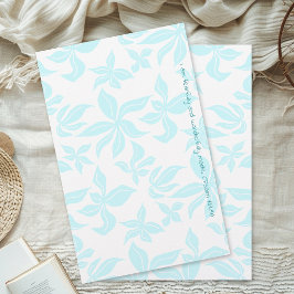 Blauwe Bloemen Handgeïllustreerde Verzen Briefpapi Briefpapier