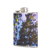 Blauwe bloemen heupfles (Links)