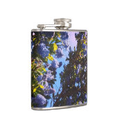 Blauwe bloemen heupfles (Rechts)