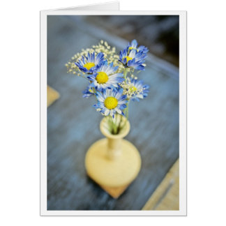 Blauwe bloemen in een Vase