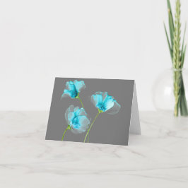  Blauwe Bloemen Kaart
