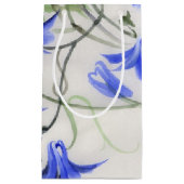 Blauwe bloemen klein cadeauzakje (Voorkant)