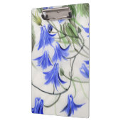 Blauwe bloemen klembord (Links)