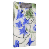 Blauwe bloemen klembord (Rechts)