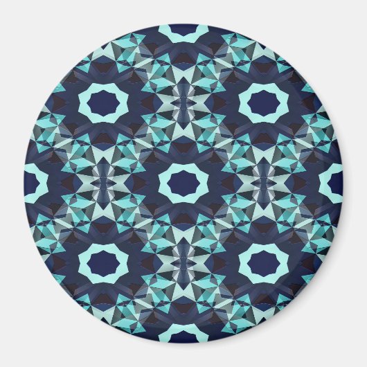 Blauwe bloemen..... magneet (Voorkant)