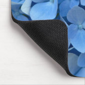 blauwe bloemen muismat (Hoek)