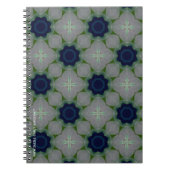 Blauwe Bloemen Notitieboek (Voorkant)