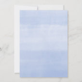 Blauwe bloemen Oh boy baby shower Kaart (Achterkant)