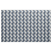 Blauwe bloemen op marmer stof (Yard (91,4 cm))
