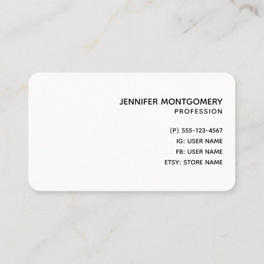  blauwe bloemen op roze achtergrond visitekaartje (Achterkant)