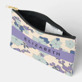 Blauwe bloemen, Paarse bloemen, Bloemen, Jouw naam Etui (Open)