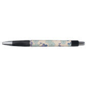 Blauwe bloemen, paarse bloemen, Floral Pattern Pen (Voorkant)