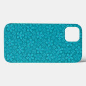 Blauwe Bloemen patroon Case-Mate iPhone Case (Achterkant (horizontaal))