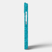 Blauwe Bloemen patroon Case-Mate iPhone Case (Achterkant / Links)