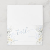 Blauwe Bloemen plaatskaarten Plaatskaartje (Buitenkant ongevouwen)