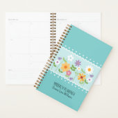 Blauwe bloemen  planner (Display)