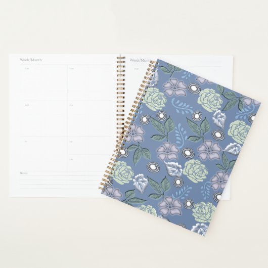 Blauwe Bloemen Planner (Display)