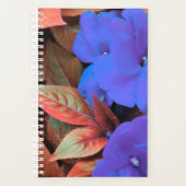Blauwe bloemen planner (Voorkant)