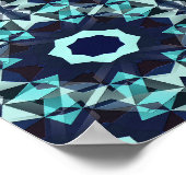 Blauwe bloemen.... poster (Hoek)