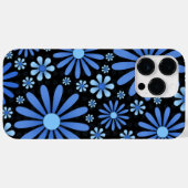 Blauwe Bloemen Power Phonehoesje Case-Mate iPhone Case (Achterkant (horizontaal))