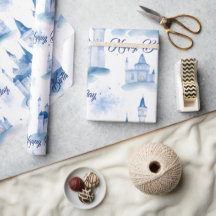 Blauwe Bloemen Prinses Meisje Verjaardagsfeestje