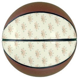 Blauwe Bloemen, Rode Bloemen, Bloempatroon Basketbal