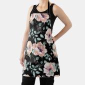 Blauwe bloemen schort (Insitu)