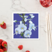 Blauwe bloemen servet (Insitu)