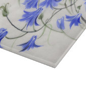 Blauwe bloemen snijplank (Hoek)