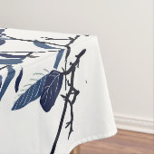 Blauwe bloemen tafelkleed (Voorbeeld)