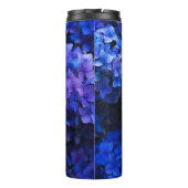 blauwe bloemen thermosbeker (Achterkant)