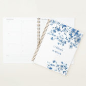  Blauwe Bloemen Toile de Jouy Planner (Display)