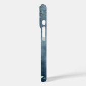 Blauwe Bloemen & Wolken Case-Mate iPhone Case (Achterkant / Links)