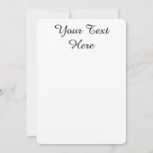 Blauwe bloemenaquarel met elegante accenten kaart (Achterkant)