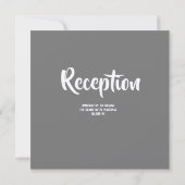 Blauwe Bloemenboog India-geïnspireerde bruiloft ui Kaart (Achterkant)