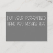 Blauwe Bloemenboog Indiase bruiloft RSVP Kaart (Achterkant)